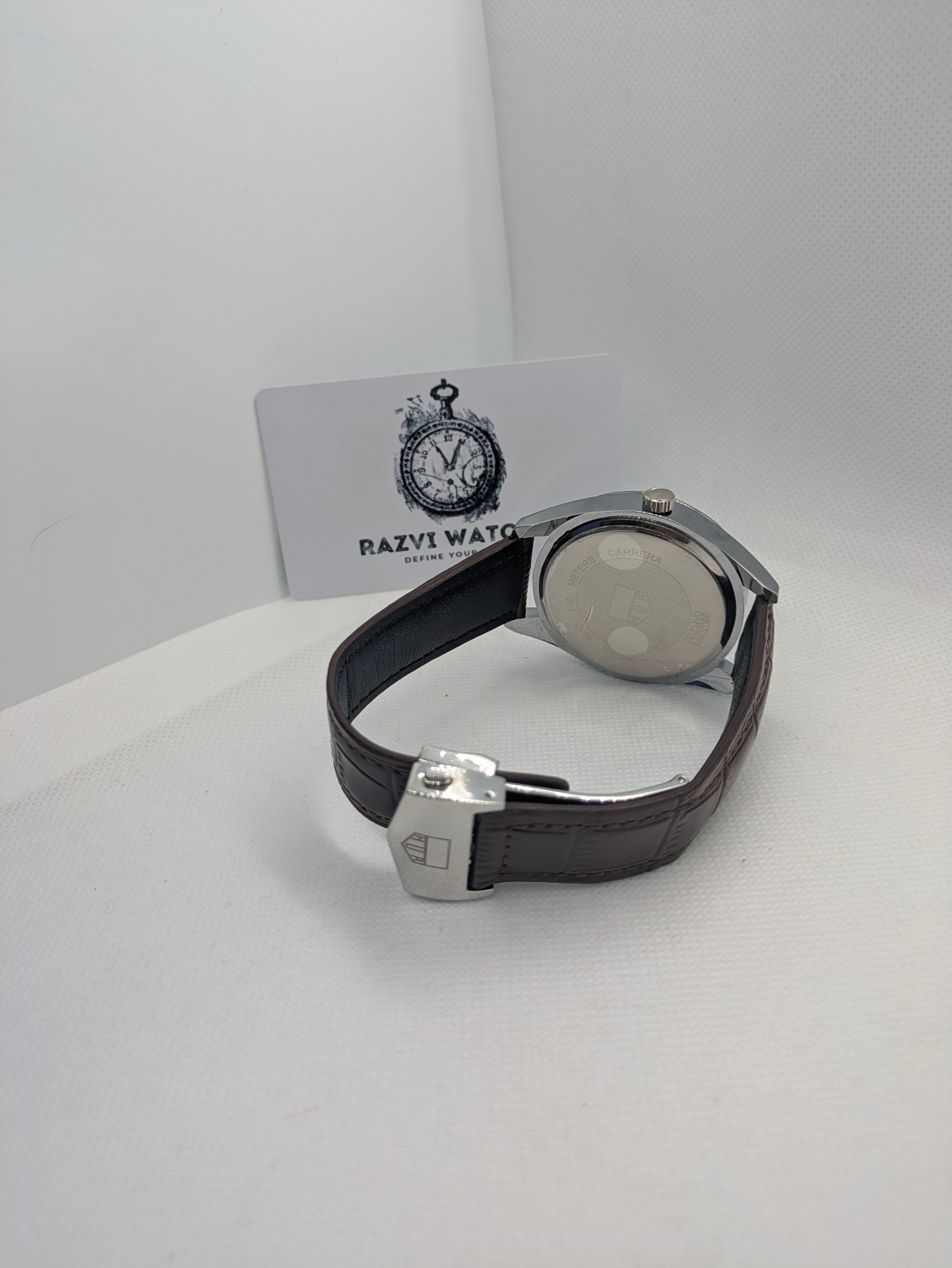 Tag Calibre 5 Watch With Day&Date (Black)