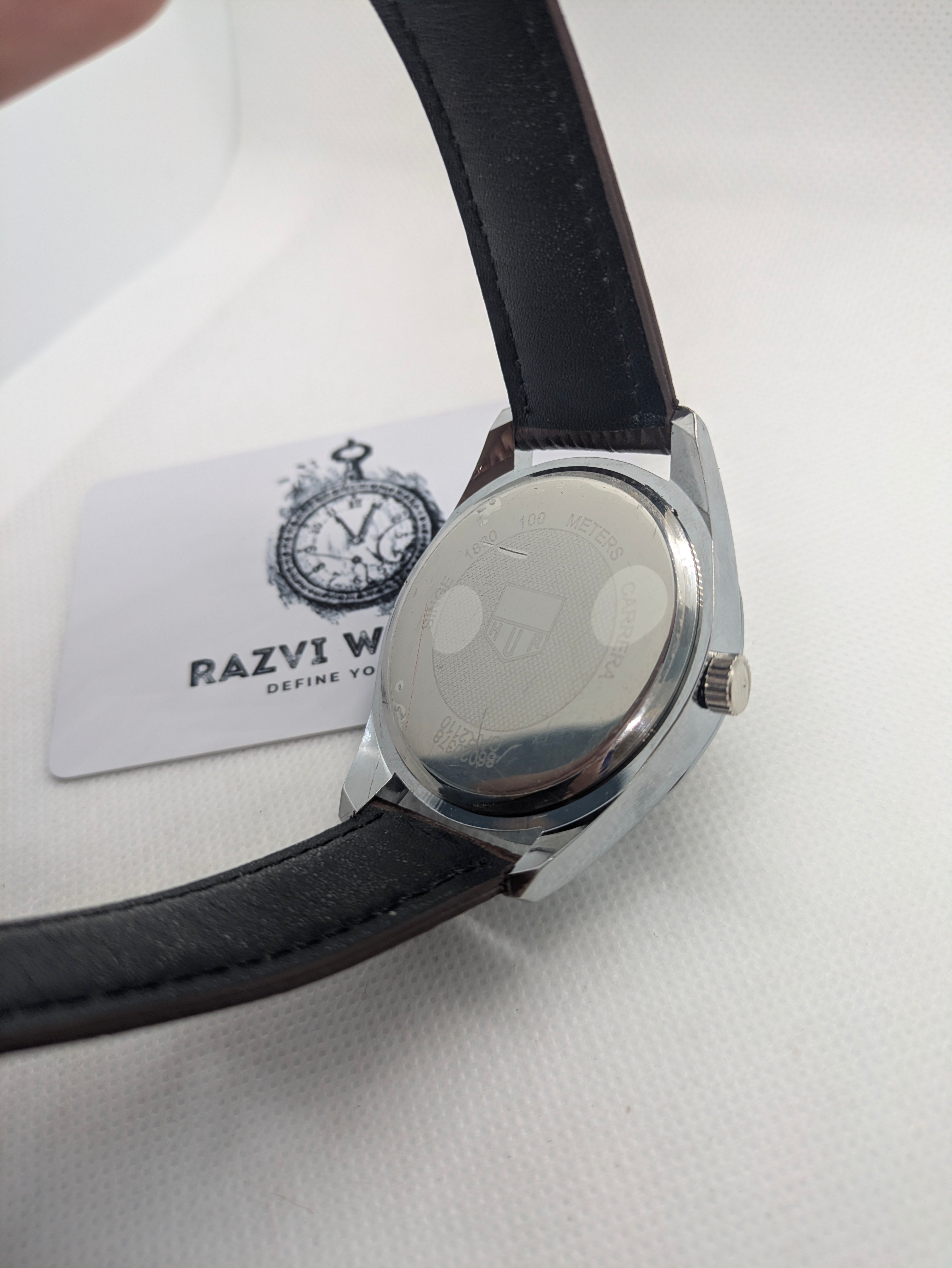 Tag Calibre 5 Watch With Day&Date (Black)