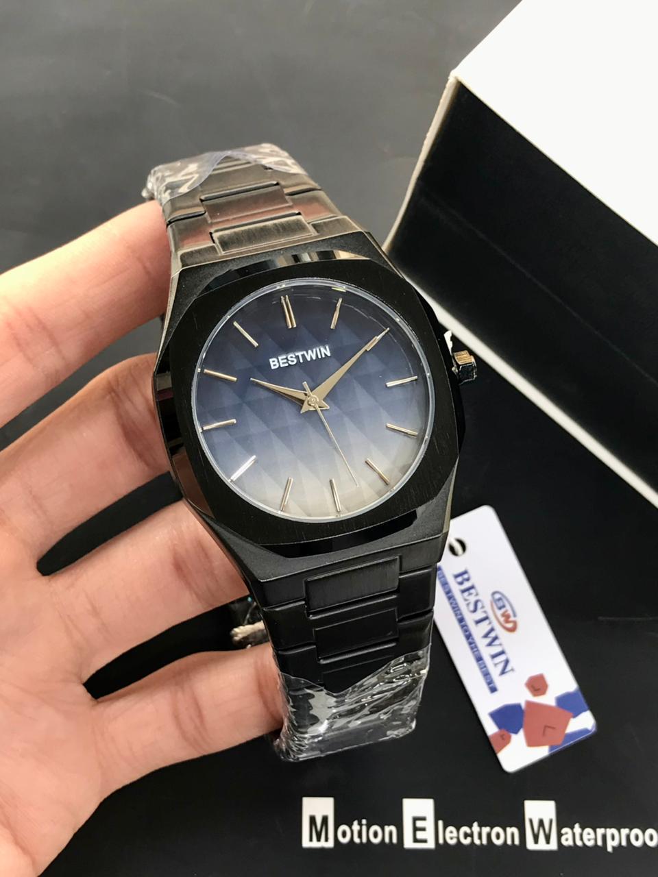 BESTWIN Men's Watch ( Black & Blue)