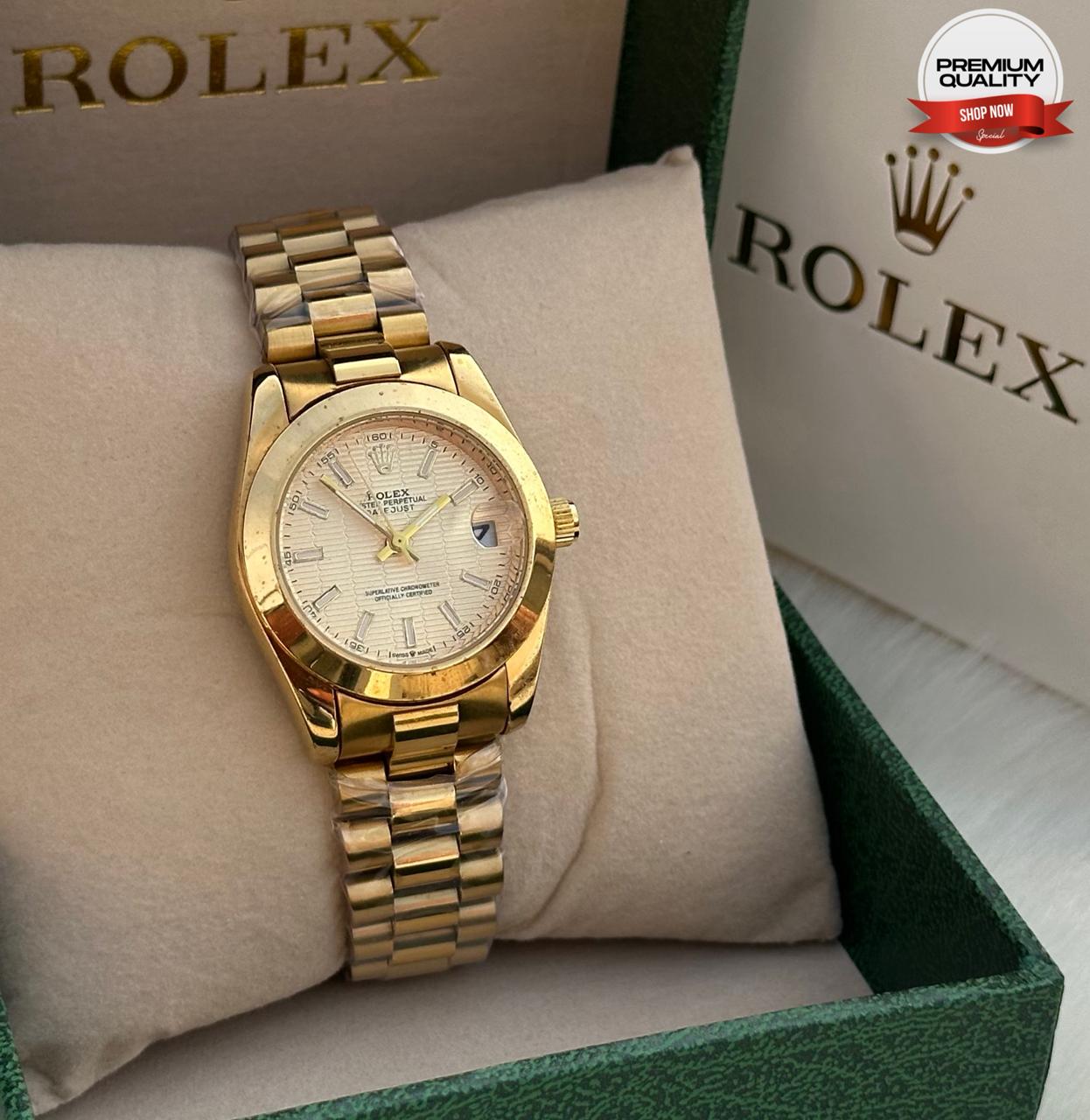 ROLEX LADIES WATCH (Full Golden)