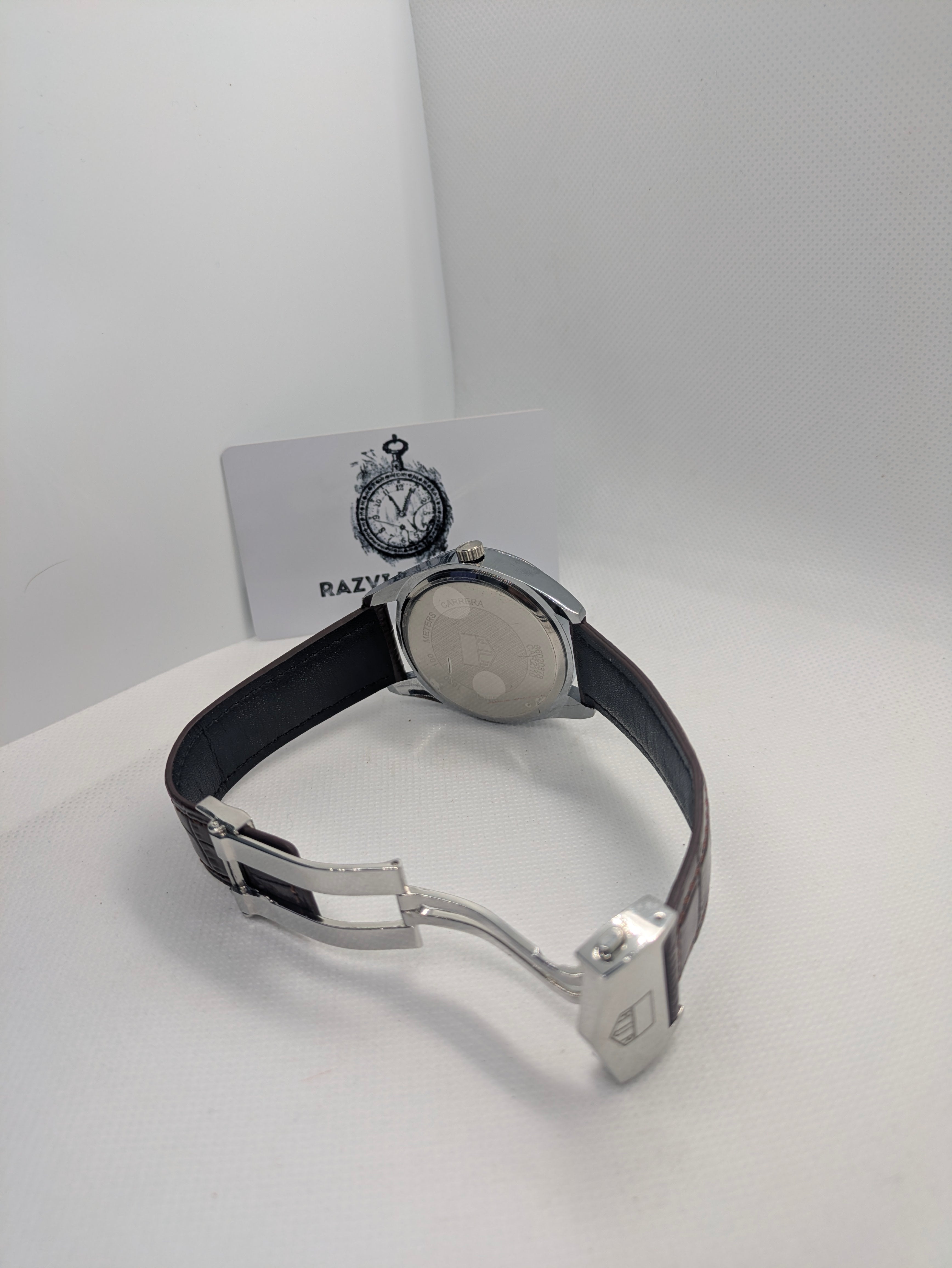 Tag Calibre 5 Watch With Day&Date (Brown)